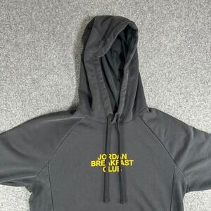 Jordan Breakfast Club Men's Small Black Hoodie Pullover Training Activewear